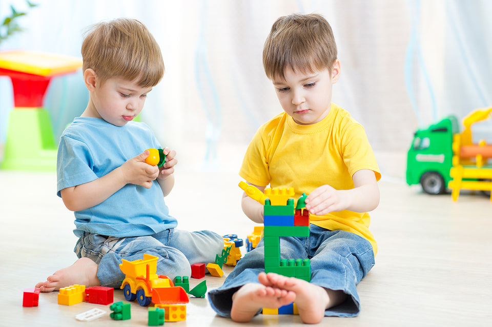 Children love building blocks