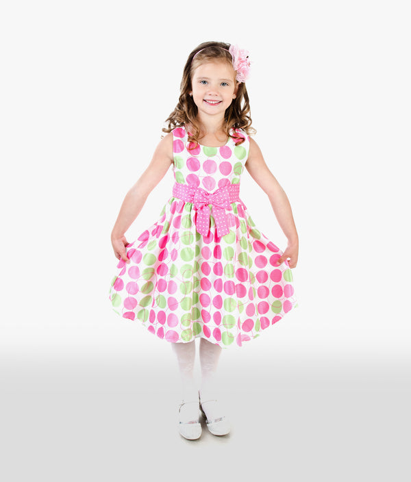 Sleeveless floral frock